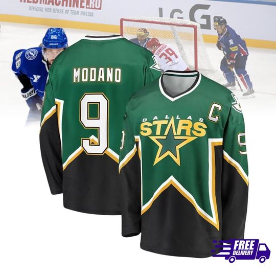 Discover FREESHIP! Dallas Kelly Green 2000 Heritage Hockey Shirt Men's Reprint