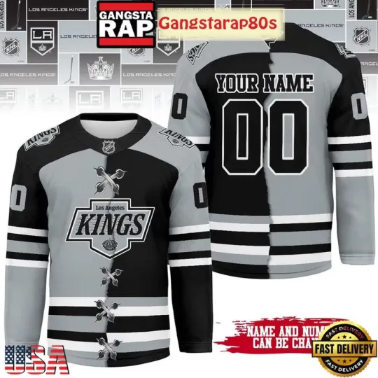 Discover Los Kings Mix Home Away 2025 Hockey Shirt Fan Gear Reprint