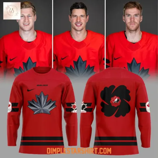 Cana Hockey New Uniform For 2026 Winter Olympics Jersey Reprint
