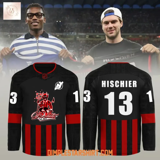 NJD x AC Milan Hockey Jersey Reprint