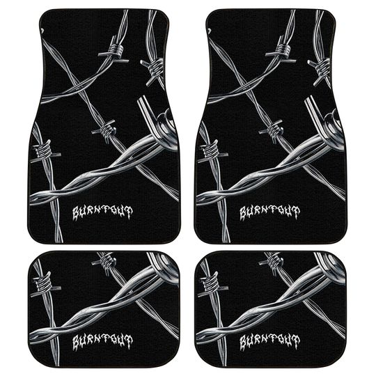 Barbed Wire Car mats (real carpet)