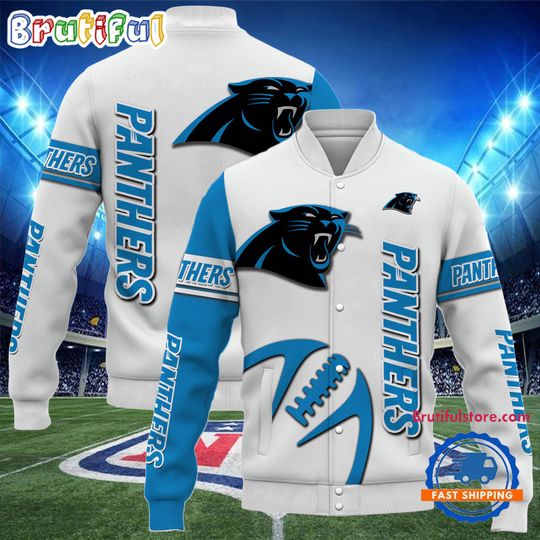 Carolina Panthers Team Limited Edition New Design Baseball Jacket
