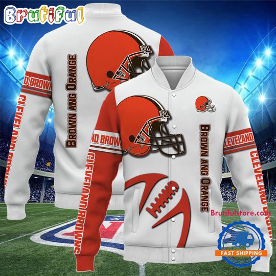 Cleveland Browns Team Limited Edition New Design Baseball Jacket