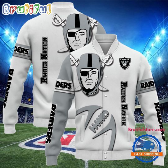 Las Vegas Raiders Team Limited Edition New Design Baseball Jacket