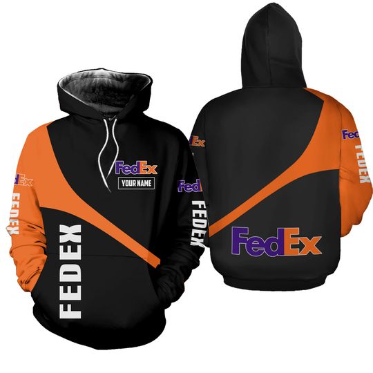 Personalized Fedex Black 3D Hoodie Gift For Christmas