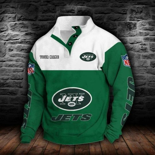 New York Jets Stand Collar Sweatshirts