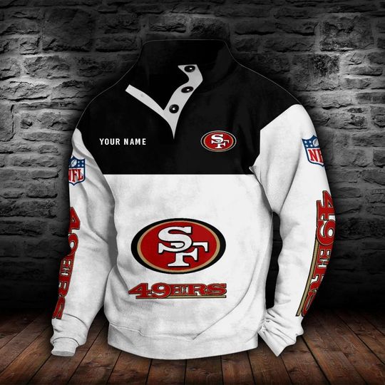 San Francisco 49ers Stand Collar Sweatshirts