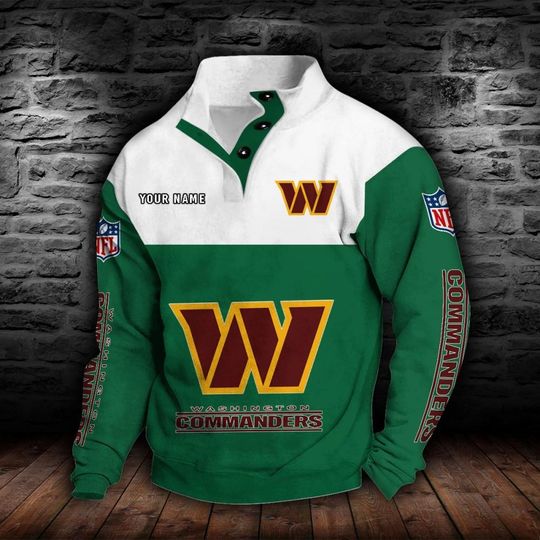 Washington Commanders Stand Collar Sweatshirt