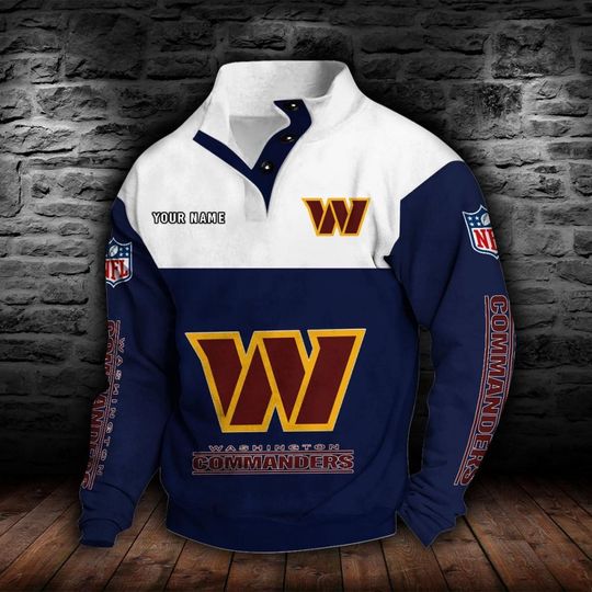 Washington Commanders Stand Collar Sweatshirt