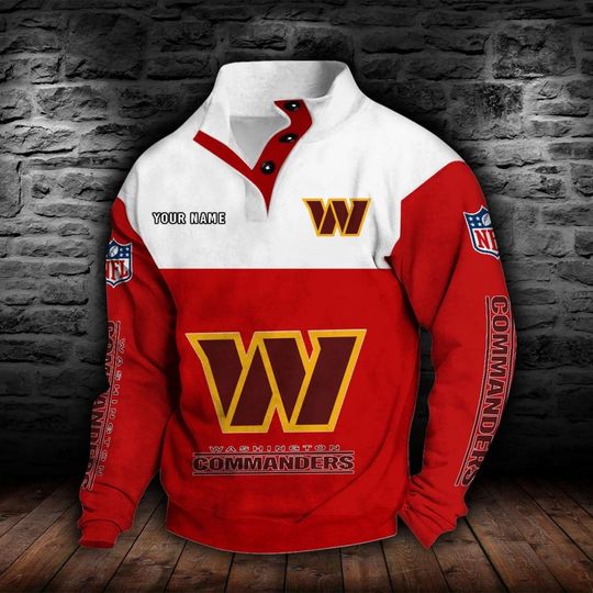 Washington Commanders Stand Collar Sweatshirt