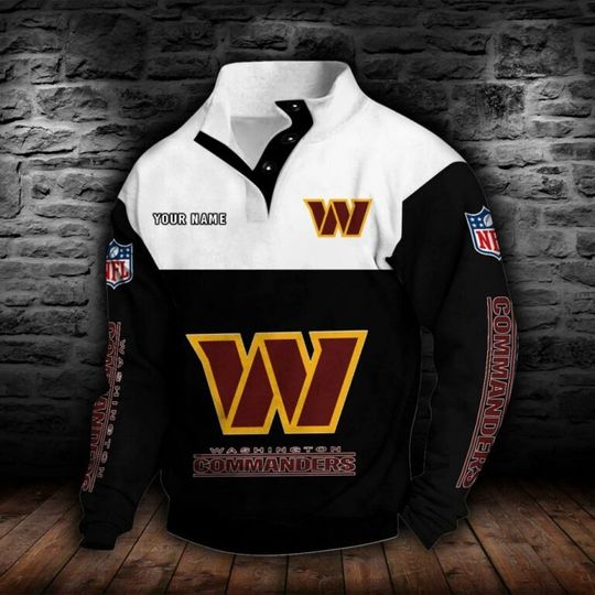 Washington Commanders Stand Collar Sweatshirt