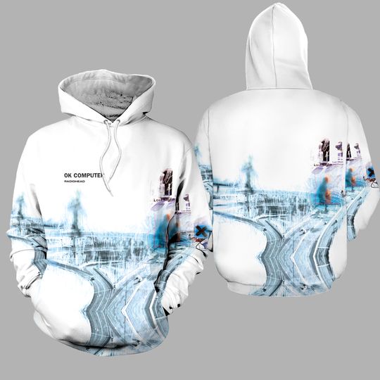 3d hoodie, Radiohead OK Computer 3d Hoodie, Hoodie 3d - all printed