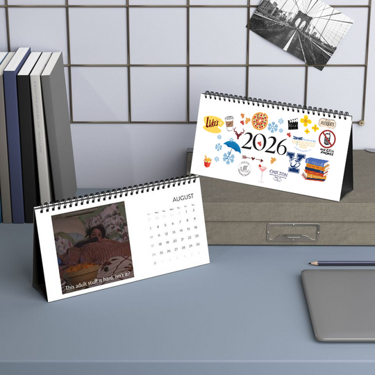 Desktop Calendar 2025 Gilmore girls inspired with quotes
