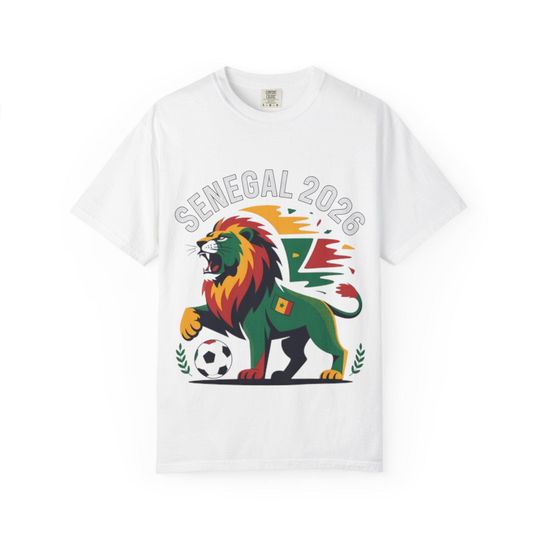 Discover Senegal 2026 Lion T-Shirt, Soccer Fan Apparel