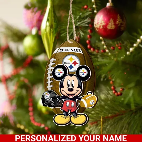 Discover Personalized Pittsburgh Team Steelerss Sport Christmas Ornament,For Football Fan