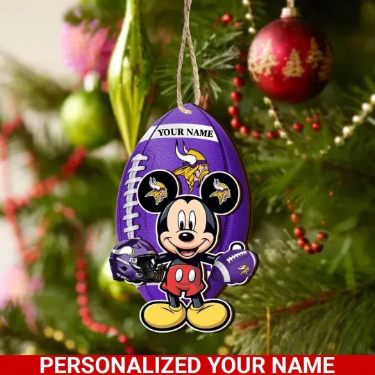 Discover Personalized Minnesota Team Vikingss Sport Christmas Ornament, For Football Fan