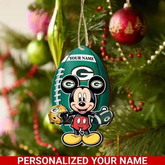 Discover Personalized Green Bay Team Packerss Sport Christmas Ornament, For Football Fan