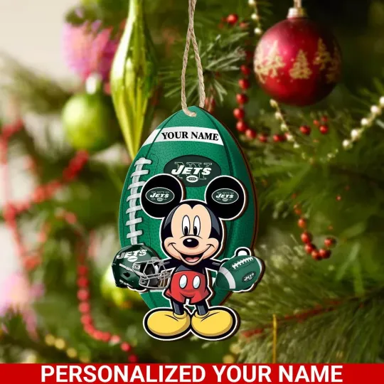 Discover Personalized New York Team Jetss Sport Christmas Ornament, For Football Fan