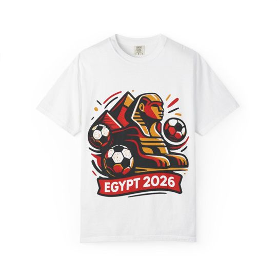 Discover Egypt 2026 Soccer T-Shirt, Sporty Football Fan Tee
