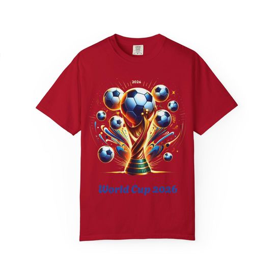 World Cup 2026 Graphic T-Shirt, Soccer Fan Apparel