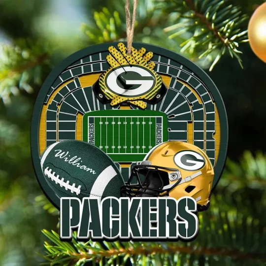 Discover Personalized Green Bay Team Packerss Sport Stadium Ornament Gift For Fans