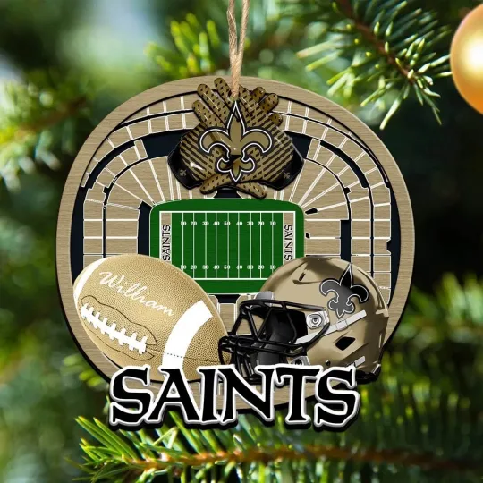 Discover Personalized New Orleans Team Saintss Sport Stadium Ornament Gift For Fans