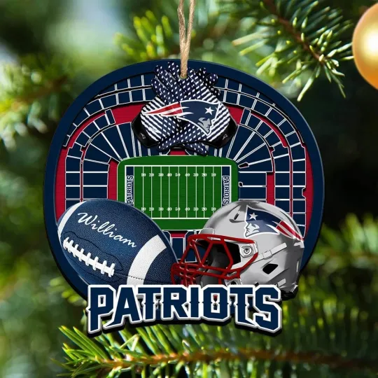 Discover Personalized New England Team Patriotss Sport Stadium Ornament Gift For Fans