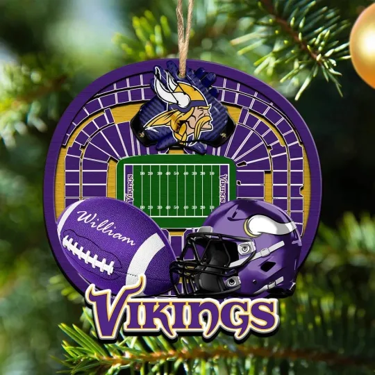 Discover Personalized Minnesota Team Vikingss Sport Stadium Ornament Gift For Fans