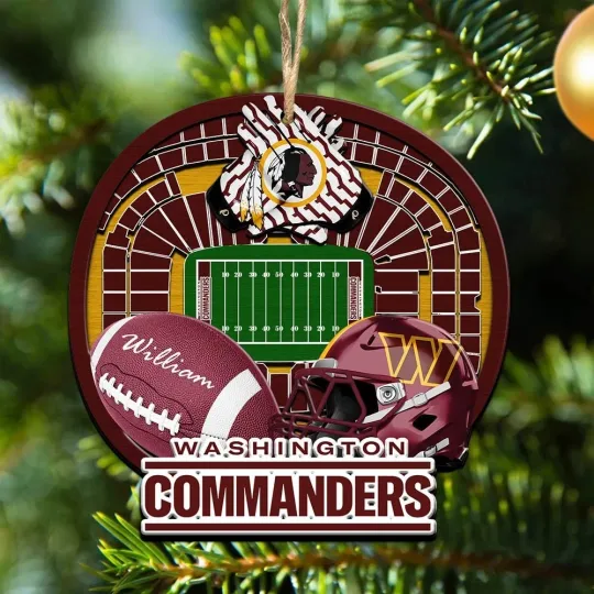 Discover Personalized Washington Team Commanderss Sport Stadium Ornament Gift For Fans