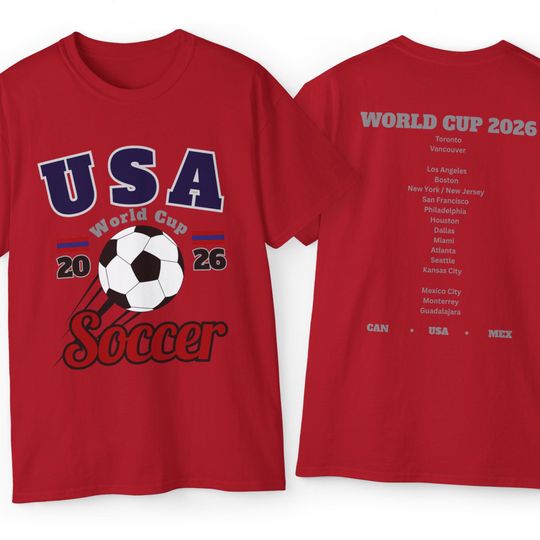 USA World Cup 2026 Shir, USA Canada Mexico Soccer Tee, Men Women Shirt