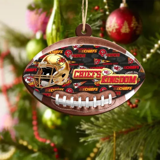 Discover Kansas City Team Chiefs Sport Christmas Ornament, For Football Fan