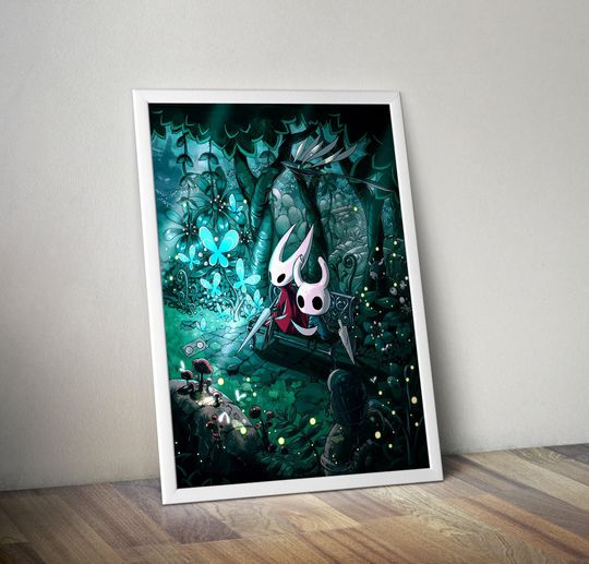 Hollow Knight Vertical Poster | Video Game Wall Decor | Gaming Print | Gamer Gift
