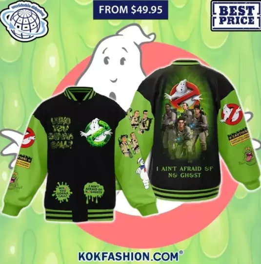 Ghostbusters Baseball Jacket Gift For Christmas