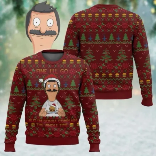 Discover Christmas Bobs Burgers Ugly Sweater, Santa Xmas Sweater
