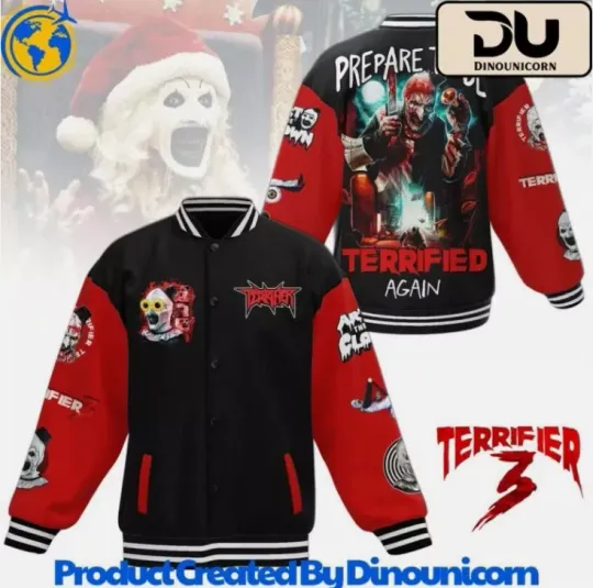 Terrifier 3 Art The Clown Baseball Jacket Gift For Christmas