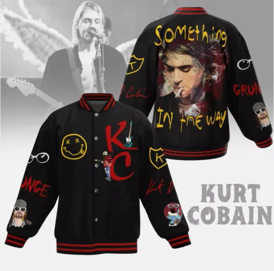 Kurt Cobain New Baseball Jacket For Fan Gift For Christmas