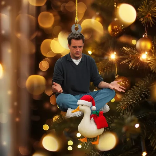 Discover Chandler Bing Christmas Ornament, Funny Duck Scene Decor, TV Show Fan