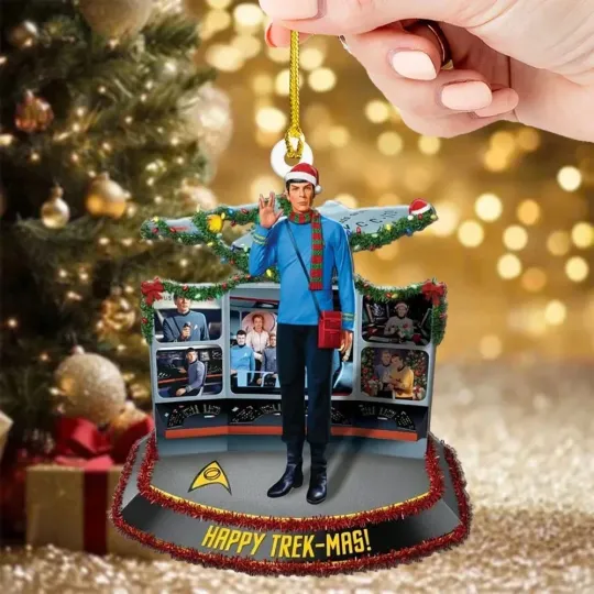 Discover 2025 St,ar Trek Custom Shape 2-sided 2D FLAT Acrylic Ornament Acrylic