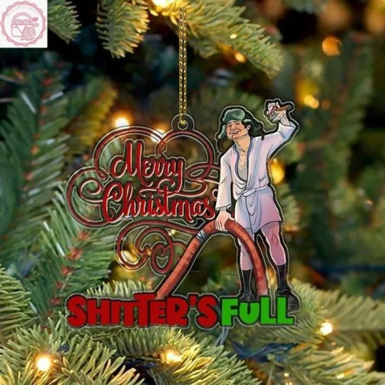 Shitter's Full Cousin Eddie Ornament, National Lampoon's Christmas