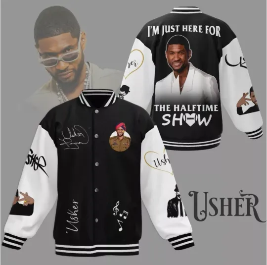 Discover Usher New Baseball Jacket For Fan Gift For Christmas