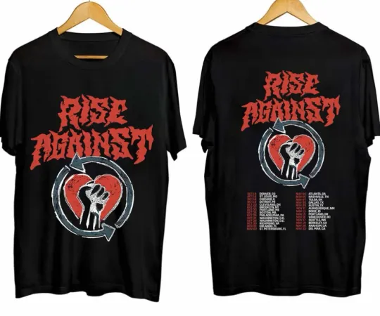 Rise Against 2024 Tour Double Sided ShirtT-Shirt shirt