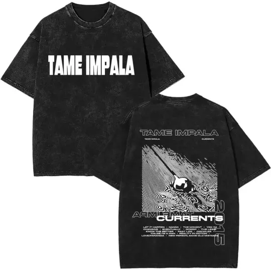 Discover Tame Impala 2025 Tour Double-Sided T-Shirt