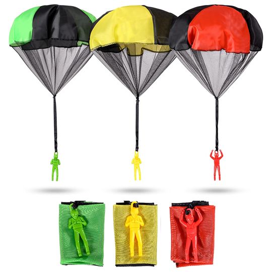 Discover Parachute Toys for Kids Tangle Free Outdoor Flying Parachute Men Outside Toy Easter Basket Idea Unique Boy Girl Gift Kids Crafts