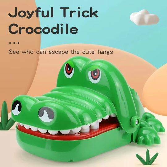 Discover Bite Finger Crocodile Pinch Toy Classic Family Games Party Mischief Children's Lucky Games Stress Relief Toy Party Gifts New