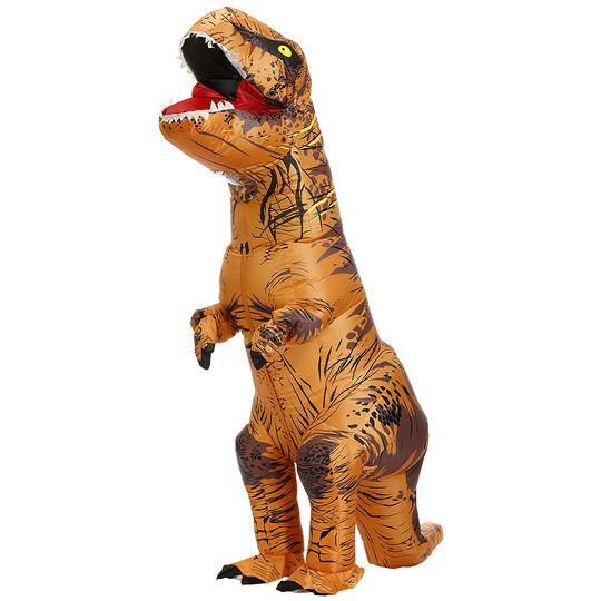 Discover Adult Kids Inflatable Dinosaur Costumes Suit Dress Anime Party Cosplay Carnival Purim Halloween Costume For Man Woman