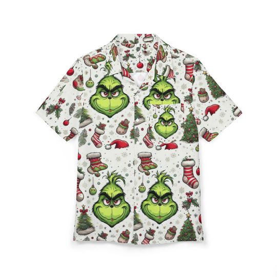 Discover Funny Christmas Hawaiian Shirt for Holiday Party Unisex Aloha Shirt