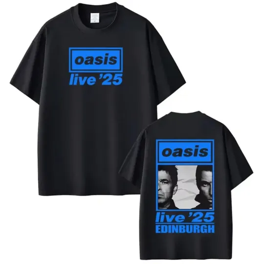Discover Oasis Live 25 Tour Double Sided T-Shirt