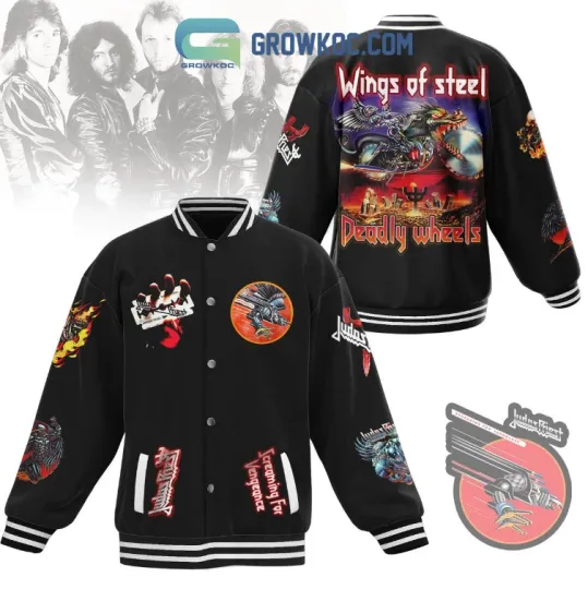 Judas Priest Screaming For Vengeance Baseball Jacket Gift For Christmas