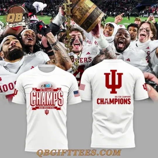 Indiana Football Champs 2025 Special Edition 3D Fan T-Shirt.webp