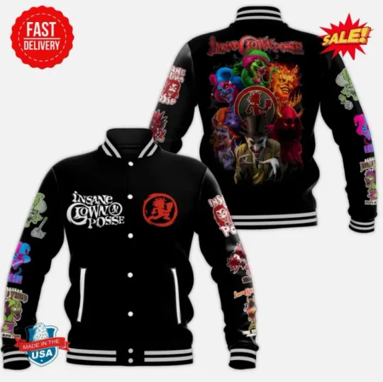 Discover Insane Clown Posse Limited Edition Baseball Jacket Gift For Christmas